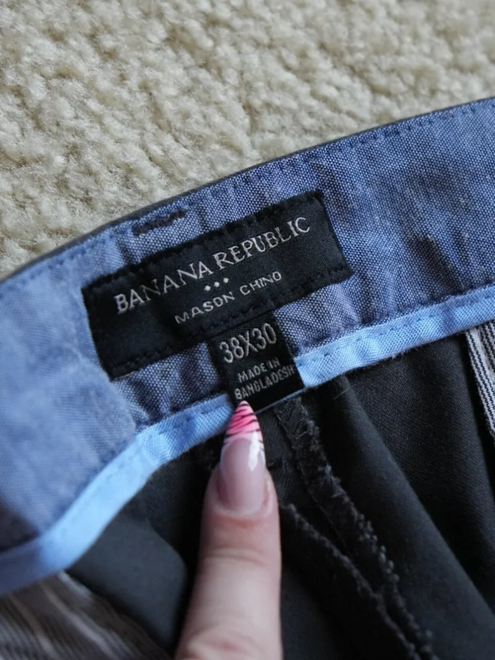 Men's Banana Republic Mason Chino Size 38X30